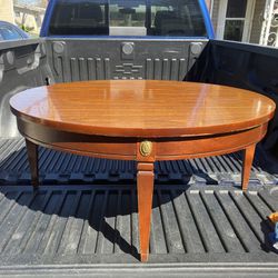 36” Round LANE Coffee Table (Vintage)