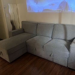 Grey Pull Out Couch $300