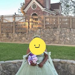 Quince/sweet Sixteen Dress Sage Green $130