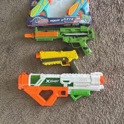 Nerf, Fortnight And Water Guns