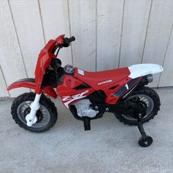 Kids Childrens Honda Dirt Bike Ride-On Toy