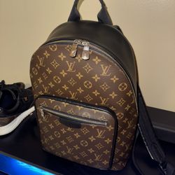 Louis Vuitton Josh Backpack Monogram Macassar Brown/Black