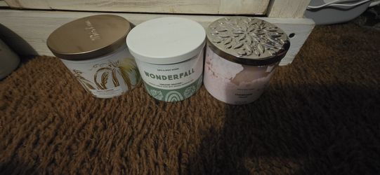 13  Bbw 3 Wick  Candle Lot 
