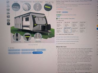RV cover 27 to 30ft