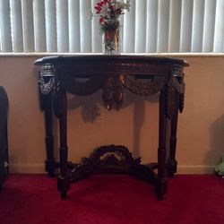 Antique  Demi Lune Console Table