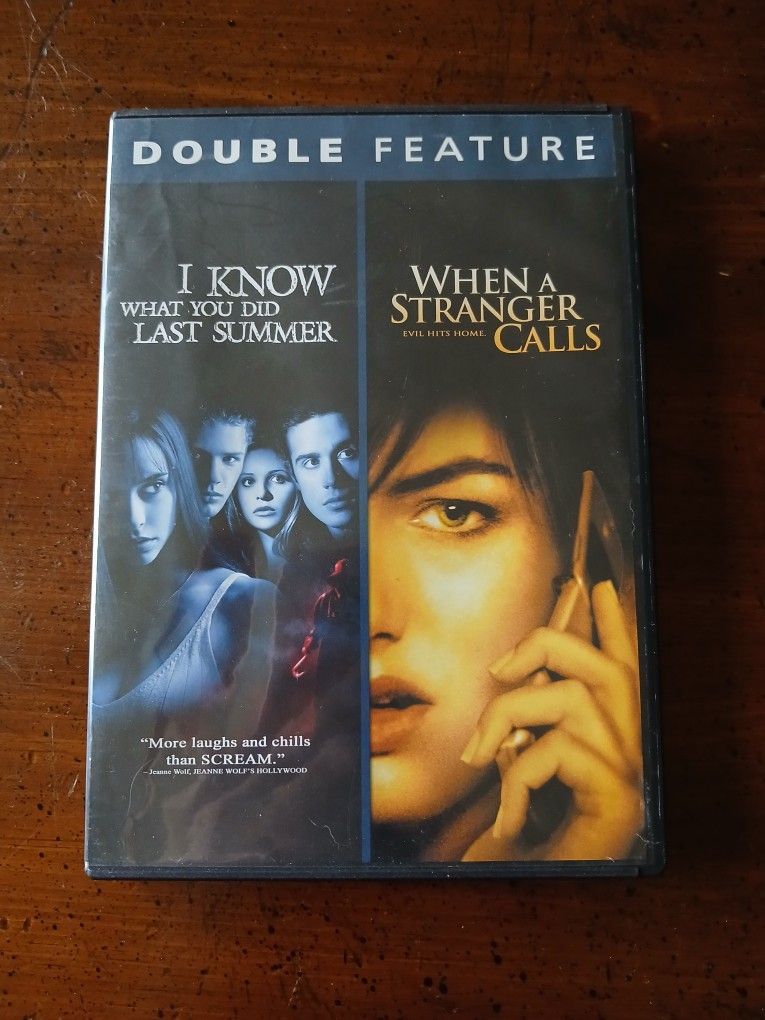 DVD - Double Feature - I Know What You Did Last Summer & When A Stranger Calls 