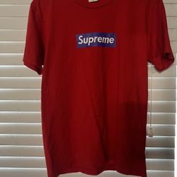Supreme Bogo Red And Purple T Shirt 