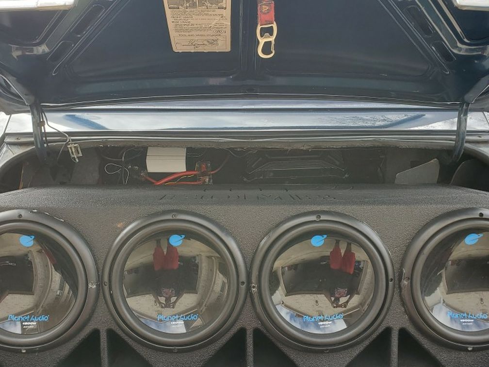 Four 12" Subwoofers