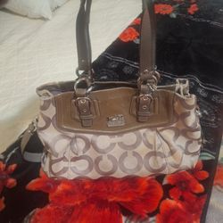 Bolsa Orijinal Marca CoAch  Usada Tiene Unas Manchitas.