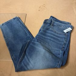 Old Navy Jeans Mens 34x30 Blue Denim Athletic Taper Built-In Flex NWT (D
