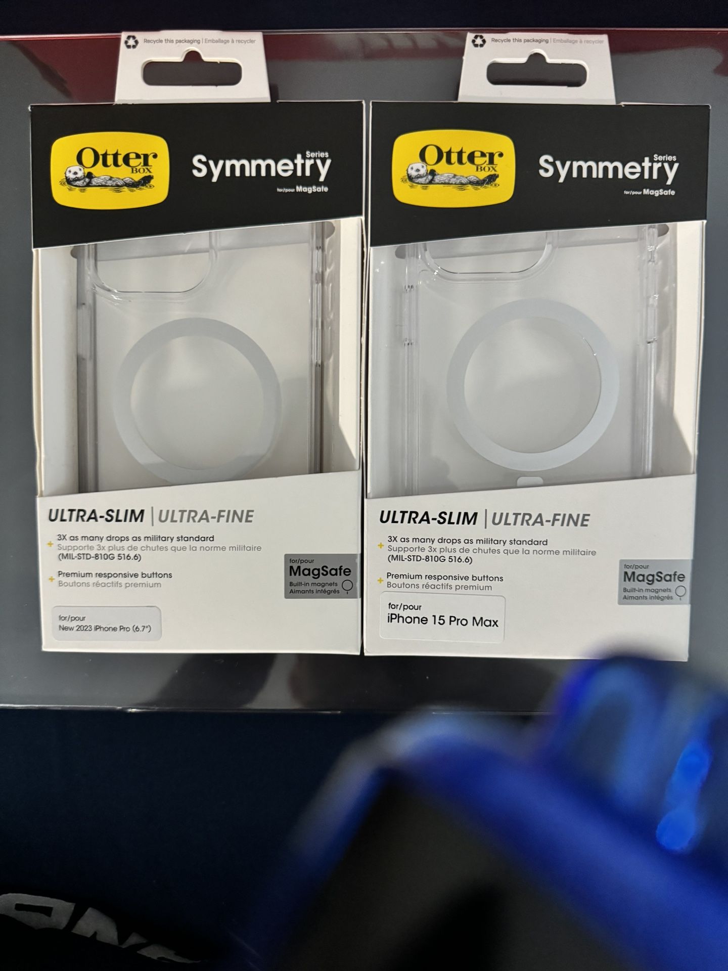 2 Brand New Otterbox Symmetry + Series For Apple IPhone 14/15 Pro Max.