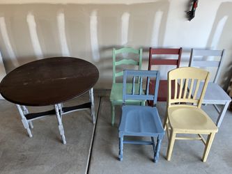 Small Kitchen Table with 5 Chairs