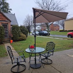 Patio /Porch Set With Martha Stewart Living Chairs 