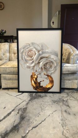Wall Picture Roses Canvas Print 