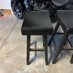 4 Wooden Stools Like New! 