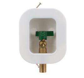 Ice Maker Outlet Box with Brass Ball Valve