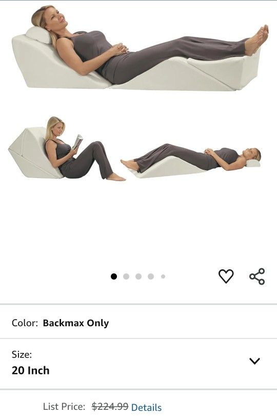 Contour BackMax Bed Wedge Lumbar Support System