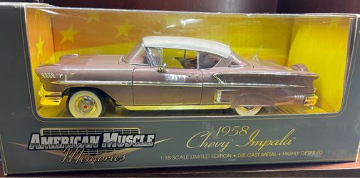 Limited Edition 1958 Chevy Impala Die Cast Collectible w/ Box