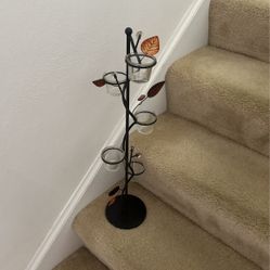 Fall Leaves Decor Tea Light Candle Holder
