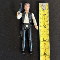 vintage 1977 Kenner Star Wars Han Solo 3.75-inch action figure (large Head)