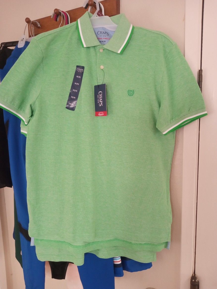 Nwt Men's Chaos Shirts Green Medium Pink Large $7 Each Or 2 For $12
