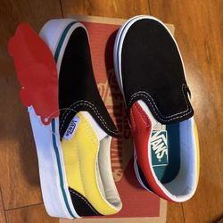 New Boys Girls Vans Sz 11, 12, 13, 1 Shoes 