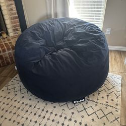 Big Joe Fuf Foam-Filled Bean Bag Chair - Navy Blue