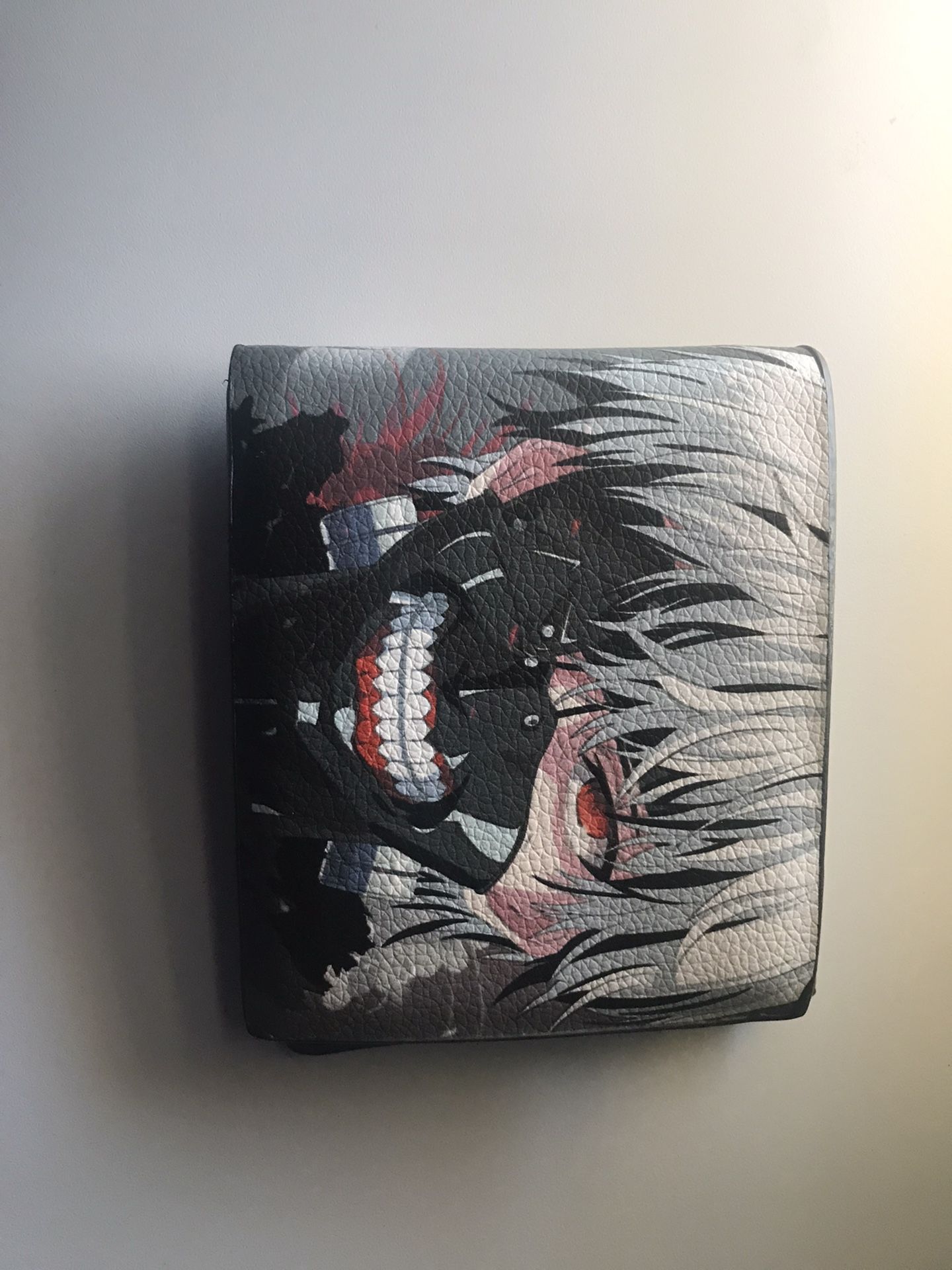 Anime Wallet, Black, Painted,