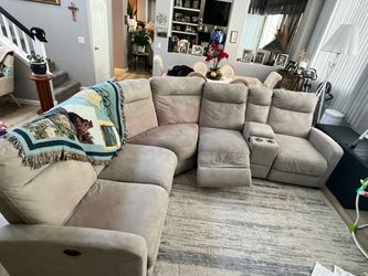 Grey sectional