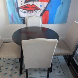 Small Dining Set With 4 Chairs 
