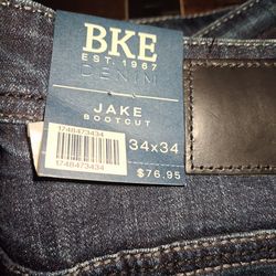 Buckle BKE Jake Bootcut Jean size 34x34