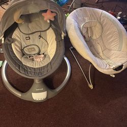 Motarized Baby Swing (Bonus Bouncer)