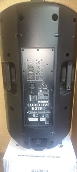 3 15" Powered Speakers N Covers