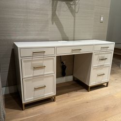 Pottery Barn Nightstands and Desk White
