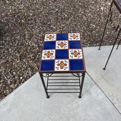 One Handmade Tile Table