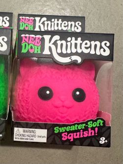 Needoh pink knitten