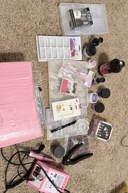 Acrylic nail supplies