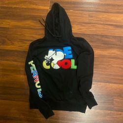 Peanuts Snoopy Joe Cool Black Hoodie