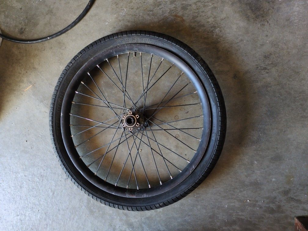 20" Bike Tire And Wheel