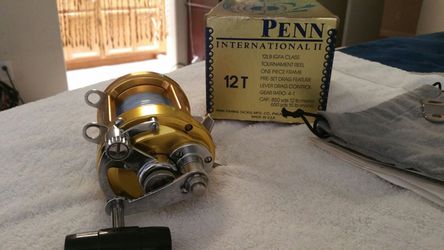 PENN INTERNATIONAL II 12T LEVER DRAG TOURNAMENT FISHING REEL