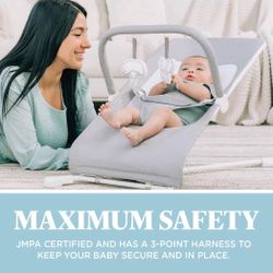 Baby Delight Infant Bouncer | 3-Position Recline | Newborn to 6 Months