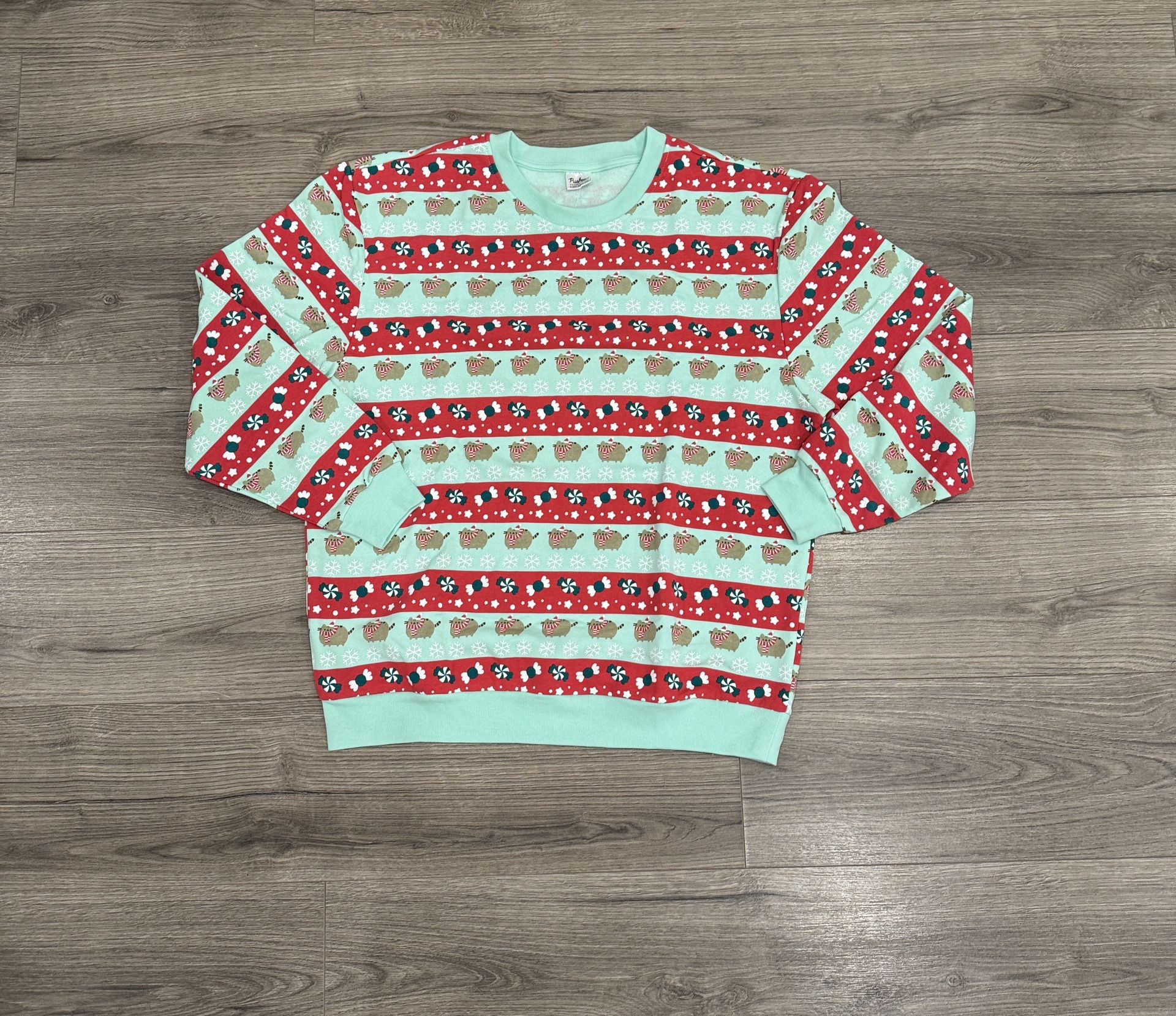 Pusheen Box Christmas Cat Ugly Christmas Sweatshirt Men’s Size Extra Large