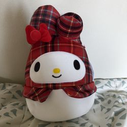 Squishmallows Original Sanrio 14-Inch Red Plaid My Melody Plush