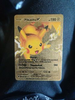 Pikachu Pokemon Card