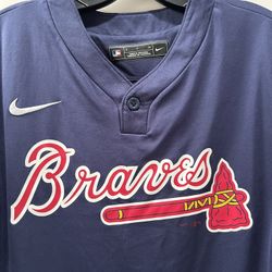 Nike Atlanta Braves Baseball MLB Jersey Shirt Men’s Size Small 