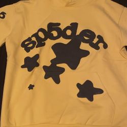 Sp5der Beluga Hoodie Gold