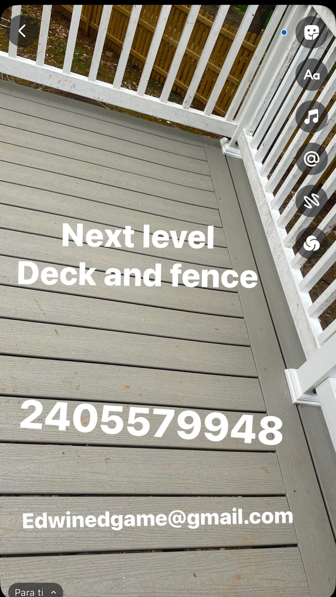 Fence And Deck