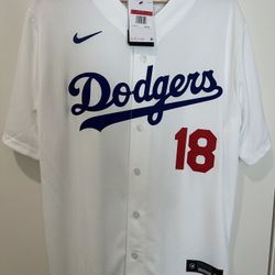 DODGERS JERSEY (YAMAMOTO # 18)