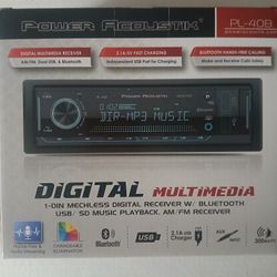 Power Acoustik Bluetooth Car Stereo Brand New In The Box 