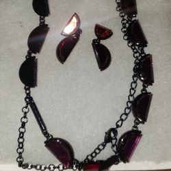 Necklace And Earrings 